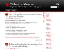 Tablet Screenshot of mwyann.fr